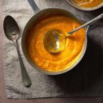photo of Zuf from the Friuli region - a rustic farmer's pumpkin porridge breakfast