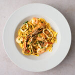 image of seafood with pasta from Abruzzo